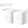 sistema wi-fi mesh dual band ac1200 funziona con google assistant e alexa colore bianco