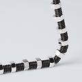 bracciale man code acciaio bicolore bianco / nero collezione man code bicolore bianco / nero