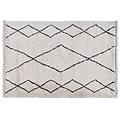 tappeto in stile berbero grigio 160 x 230 cm tribu