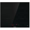 hi6401ch piano cottura nero da incasso 59 cm piano cottura a induzione 4 fornello(i)