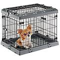 box pieghevole per cani superior nero cm. 60