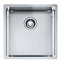 - lavello bxx 210 110 40 1 vasca dimensioni 44 x 45 cm colore inox satinato serie box