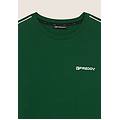 t-shirt manica lunga in jersey con cuciture a contrasto eden-white uomo large