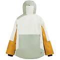seen w giacca da sci donna white/green/orange xs