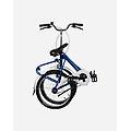 pieghevole 20" city bike blu unica