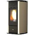 stufa a pellet idro termo focus plus 21 kw avorio