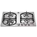bertazzoni p6401d9x/19 piano cottura acciaio inossidabile da incasso 60 cm gas 4 fornello(i)