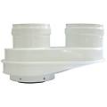 sdoppiatore aria-fumi 80-80 alluminio per caldaie standard-idrabagno esi