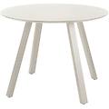 tavolo da giardino halo rotondo 100x100x75 cm (lxlxh) beige