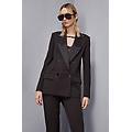 giacca smoking doppio petto nero 40