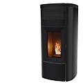 stufa a pellet musa hydromatic 24 2 0 in acciaio 24 kw metal dark m1 maestro