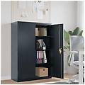 - armadio classificatore antracite 90x40x140 cm in acciaio