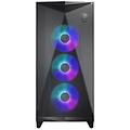 MSI mpg gungnir 300r airflow mid-tower pc case e atx 4 ventole argb da 120mm con controller hub supporto
