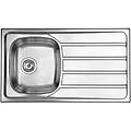 015443scssx serie universal 3'' lavello acciaio inox spazzolato da incasso gocciolatoio a destra 1