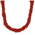collana donna corallo rosso oro giallo gl100793