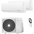 condizionatore breva e dual split 9000+9000 btu inverter a++ unità esterna 5 kw (20216942)