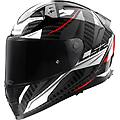 ff811 vector ii carbon savage casco bianco carbone xl