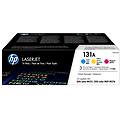 131a confezione da 3 giallo cyan magenta originale laserjet cartuccia toner ( u0sl1am )