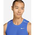 miler m canotta running uomo blu