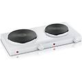 fornello da tavolo doppio 2500 w. bianco dk 1042