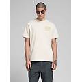 t-shirt girocollo in jersey con ricamo