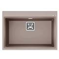 lavello 1 vasca (70x50cm) karisma 120 tortora opaco lgk12043