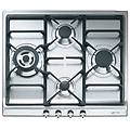 ser60sgh3 piano cottura stainless steel da incasso gas 4 fornello(i)