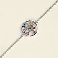 bracciale silver moments argento rodiato cubic zirconia collezione silver moments bianco
