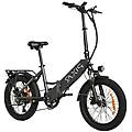 bicicletta elettrica wind1 500w 48v 10 4ah 20x3 grigia freno a disco