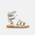 sandali da donna con fascette grigio