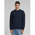 pullover in cotone con ricamo r
