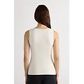 canotta spalla larga in fresh bamboo donna naturale taglia m