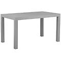 - tavolo da giardino effetto rattan grigio chiaro 140 x 80 cm fossano