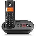 e211 telefono cordless digitale con segreteria registrazione 12 minuti nero