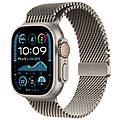 watch ultra 2 gps + cellular 49mm cassa in titanio con titanio naturale milanese loop m
