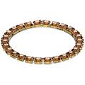 collana millenia taglio squadrato marrone placcato color oro os