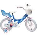 bicicletta bambina 14 frozen 4-6 anni blu