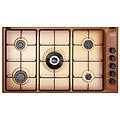 flt 59 dd piano cottura rame da incasso 86 cm gas 5 fornello(i)