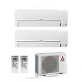 climatizzatore condizionatore electric dual split inverter msz-hr r-32 12000+12000 con mxz-2ha50vf