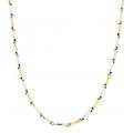 collana uomo oro giallo bianco gl100357