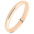fede classica leggera 2. 5 mm oro rosa collezione fede leggera 750/1000 oro rosa