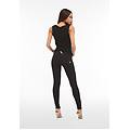 pantaloni push up wr. up skinny traspiranti bioattivi nero donna extra large