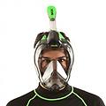 sub maschera subacquea magica total face l/xl fumè/lime
