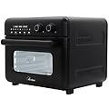 - arfrya02 friggitrice ad aria calda e fornetto ibrido 30 litri con girarrosto air fryer per
