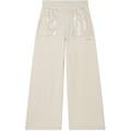 freddy. pantaloni wide leg con paillettes in french terry modal pantaloni ritiro gratis