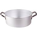 pentole casseruola bassa con maniglie inox 2mm diam. 32cm