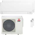 condizionatore electric serie ay dual split 18000+18000 btu inverter a++ wifi unità esterna