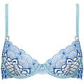 bluebella elina reggiseno con ferretto blu/turchese/trasparente
