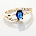 anello golden dream placcato oro giallo pietra sintetica cubic zirconia collezione golden dream