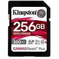 technology 256gb canvas react plus sdxc uhs-ii 300r/260w u3 v90 for full hd/4k/8k (sdr2/256gb)